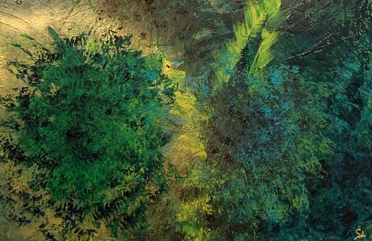 Magic-Feather - Simone von Anhalt - abstract Artpainter - abstrakte Malerei - Acrylmalerei - Kunstmalerin München