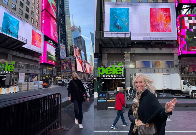Times Square - New York 2023 - Simone von Anhalt - Kunstmalerin München