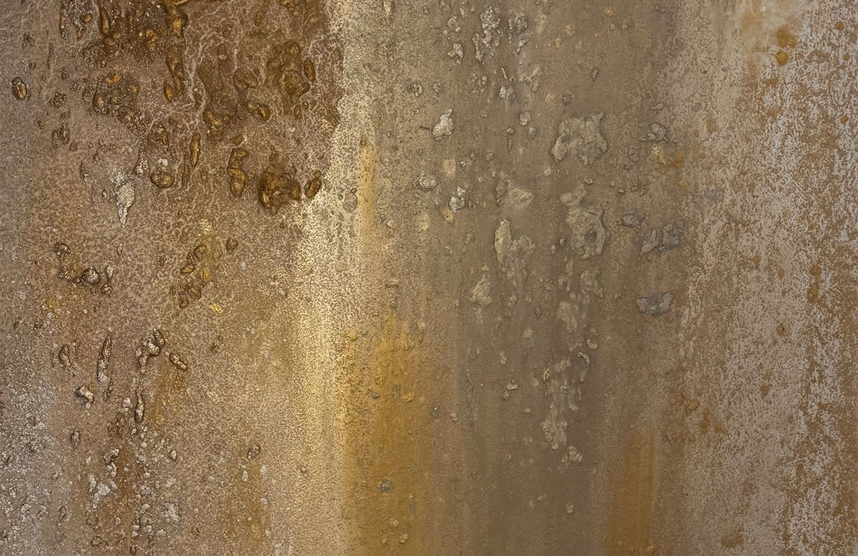 Der silbernbe Wasserfall - Simone von Anhalt - abstract Artpainter - abstrakte Malerei - Acrylmalerei - Kunstmalerin München