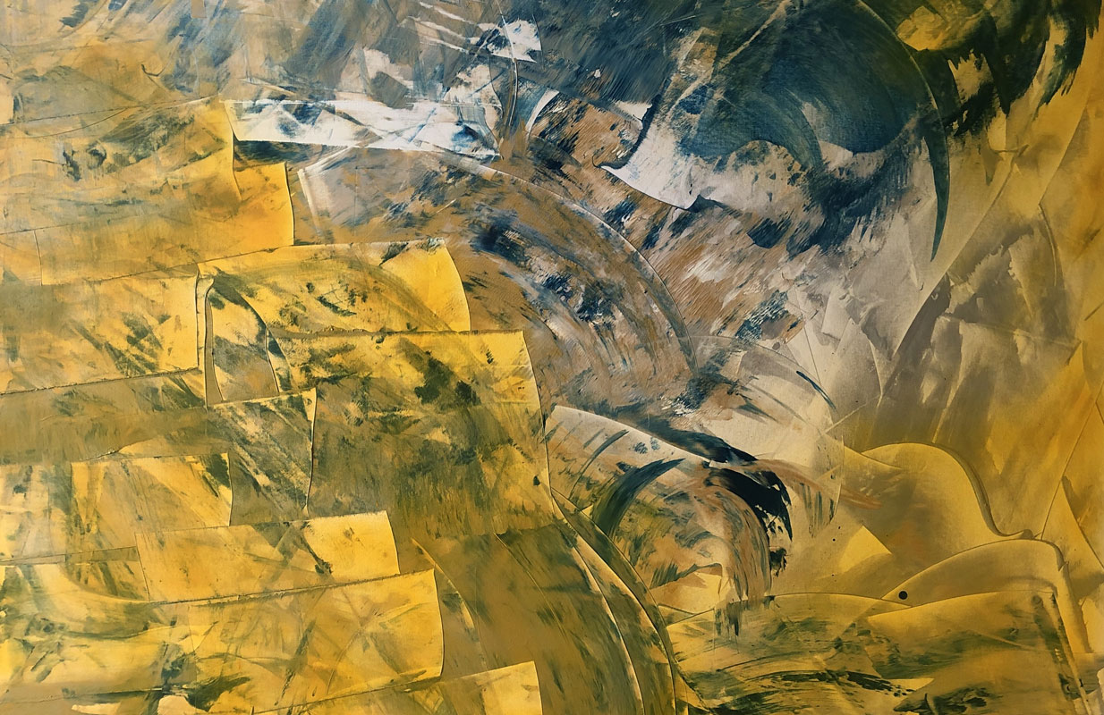 Flying High - Simone von Anhalt - abstract Artpainter - abstrakte Malerei - Acrylmalerei - Kunstmalerin München