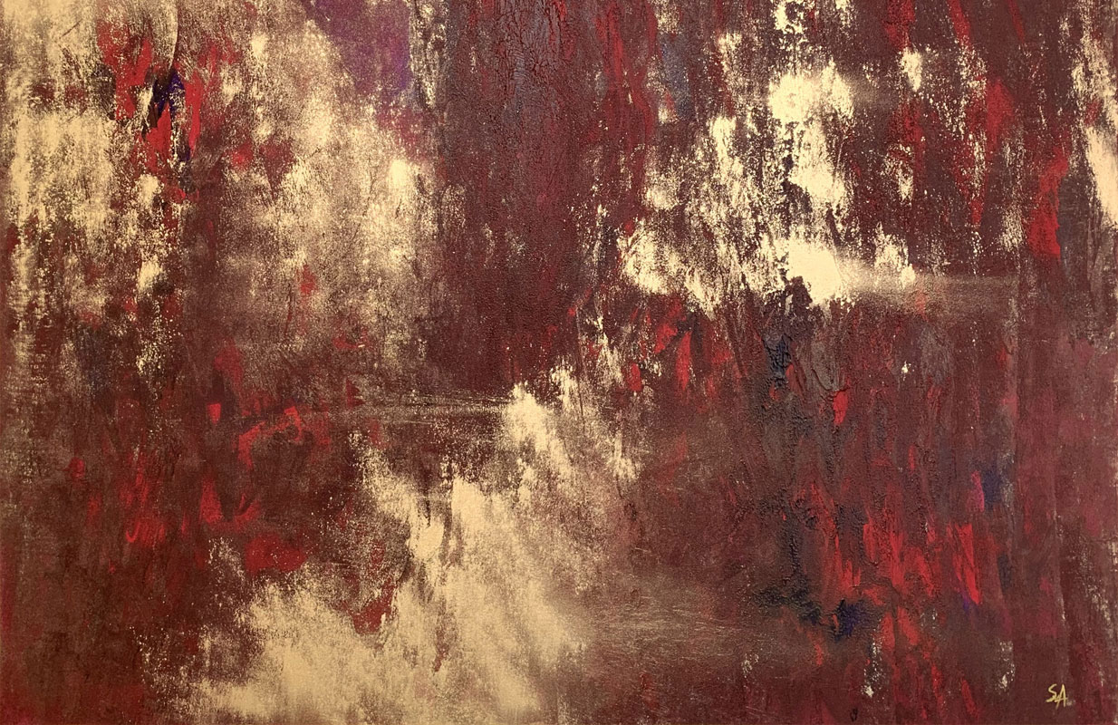 Dust in the Wind - Simone von Anhalt - abstract Artpainter - abstrakte Malerei - Acrylmalerei - Kunstmalerin München