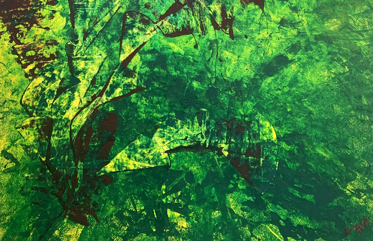 Amazonas - Simone von Anhalt - artpainter abstrato - pintura abstrata - Acrylmalerei - Kunstmalerin München